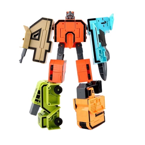 Bộ Robot Chữ Cái Xếp Hình Biến Hình: Giúp Bé Thành Thạo Các Con Số Dễ Dàng