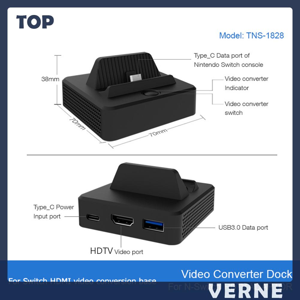 Đế Sạc Chuyển Đổi hdmi tv Cho nintendo switch tns-1828