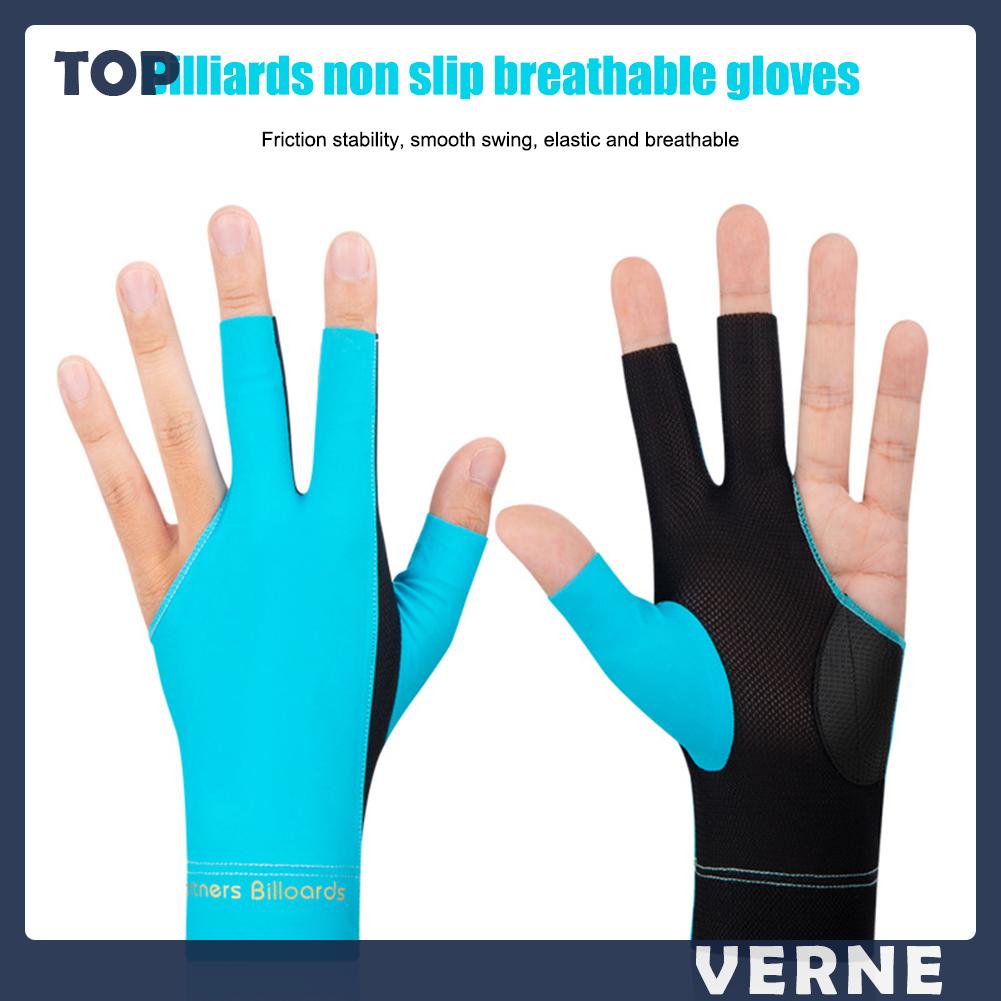 1 Đôi Găng Tay Hở Ngón Để Tập Bida Tiện Dụng