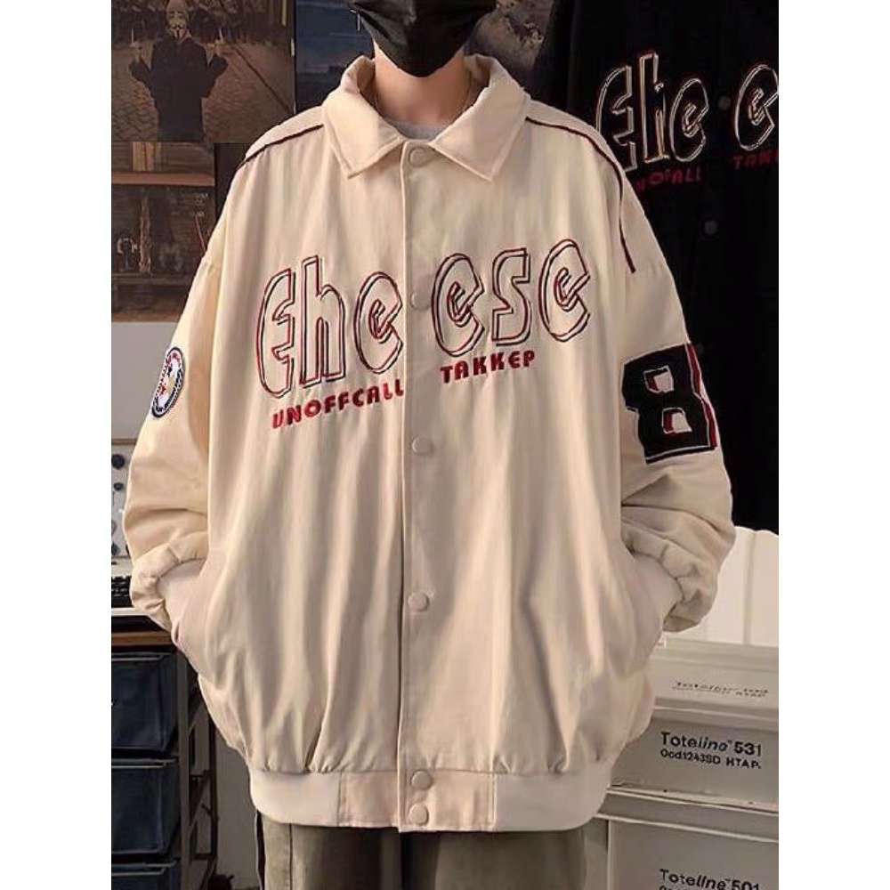 Áo khoác bomber in chữ chất gió 2 lớp , phong cách unisex đường phố cho nam và nữ  EB015 Meme