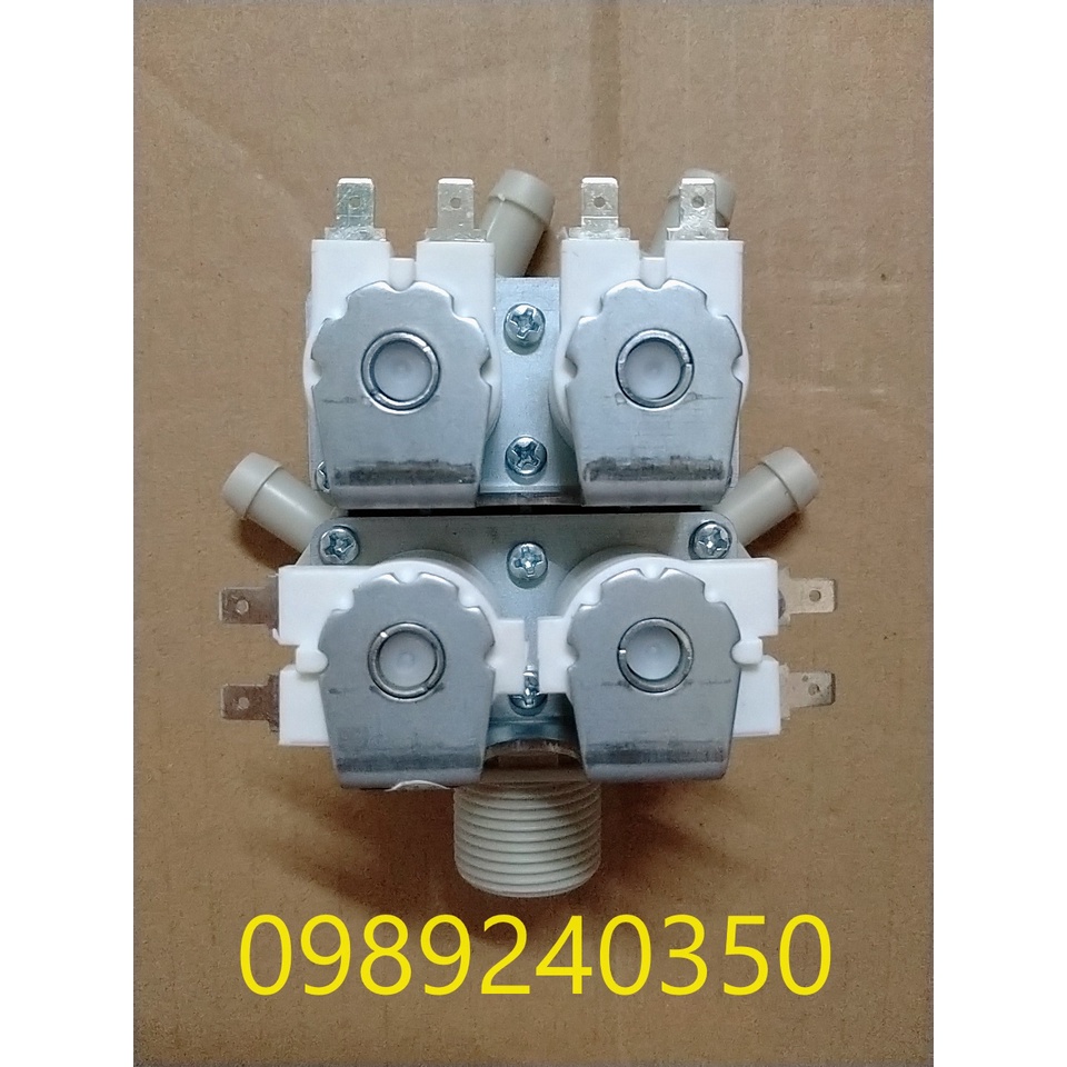 Van cấp nước 4 ngả máy giặt LG cửa ngang 12V mới chính hãng