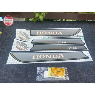 Tem xe cub custom ( 50-70-90) kèm tem thông số