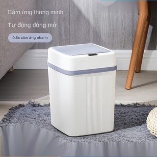 Thùng rác thông minh cảm ứng không cần chạm phong cách bắc âu