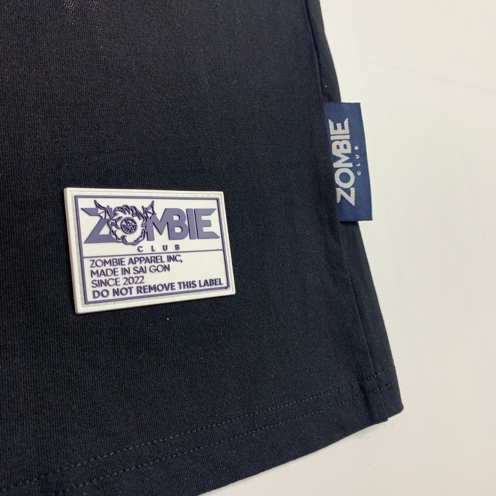 Áo thun Zombie Club x PAMIN Blur  vải thun cotton định lượng 250gsm ZB002- - ANO2023