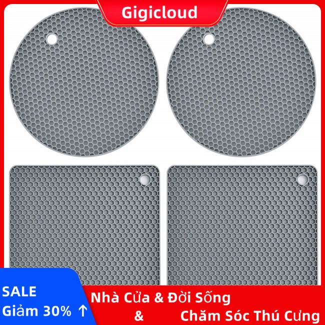 Gigicloud Bộ Găng Tay silicone Dùng Cho Lò Nướng Bánh Trong Nhà Bếp