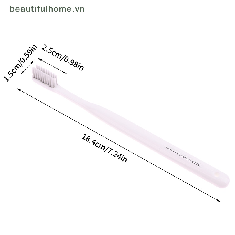 1 Bàn Chải Đánh Răng Chỉnh Hình Chăm Sóc Sức Khỏe Cho Người Lớn