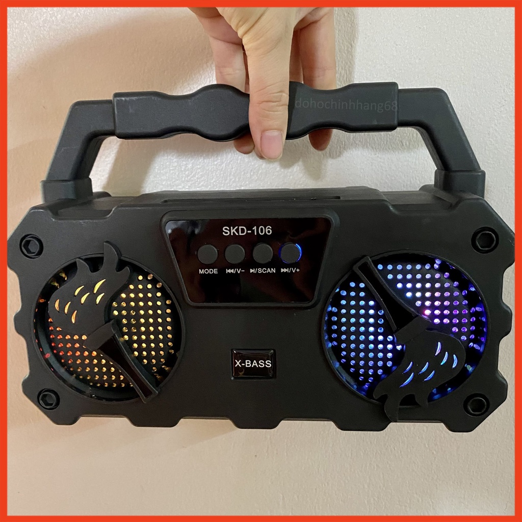 Skd - 106 Loa bluetooth karaoke Có mic Chất Lượng Cao