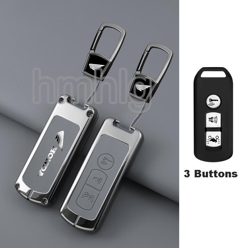 Móc Khóa Bằng Da Và Hợp Kim Kẽm Cho Xe honda adv 150 / pcx150 / forza 300 / rs 150