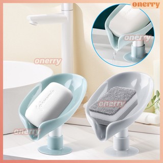 Sáng tạo hình chiếc lá hộp đựng xà phòng thoát xà bông không đục lỗ hộp đựng xà phòng bọt biển lưu trữ giá đỡ khay đựng phòng tắm onerryvn onerryvn