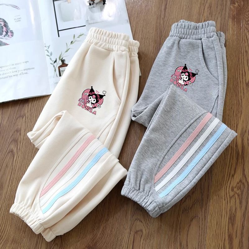 Quần Dài Thể Thao Phong Cách kuromi Thời Trang Xuân Thu Mới Dành Cho Bé Gái