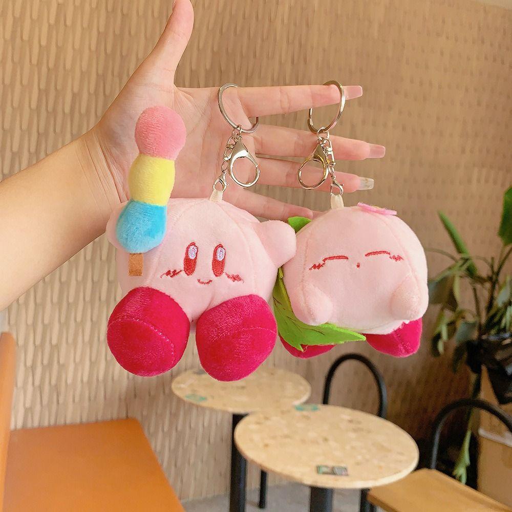 Mmluck kirby Đồ Chơi Nhồi Bông Mềm Mại Màu Hồng Hình Nón kirby