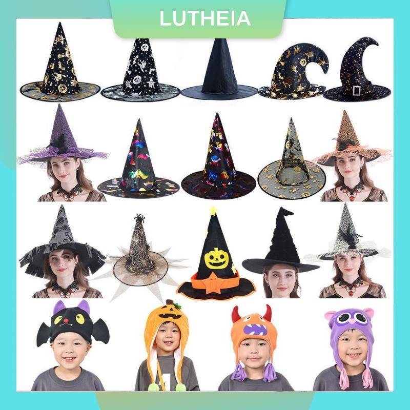 Mũ Cho Bé Halloween Mũ Phù Thủy Hóa Trang Halloween Nhiều Kiểu Dáng Cho Bé Trai