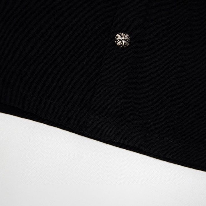 YOT9 Chrome Hearts Spring and Autumn Classic twill denim jacket men's and women's casual all-match jacket