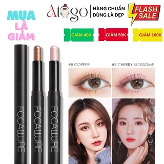 Phấn mắt focallure nhung mịn dạng bút gồm 12 màu tùy chọn lâu trôi 2g fa38