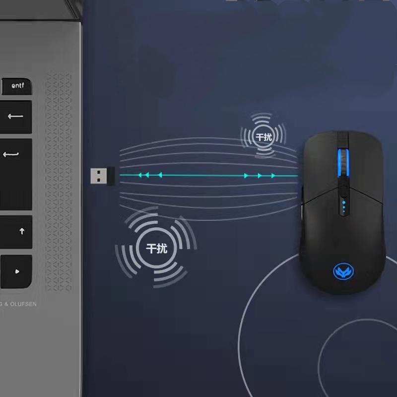 Im Lặng Chuột Không Dây Hai Chế Độ bluetooth Cho laptop Máy Tính