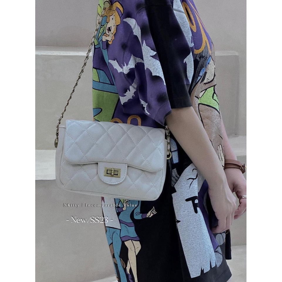 Túi li.ke cha.nel ô trám xích