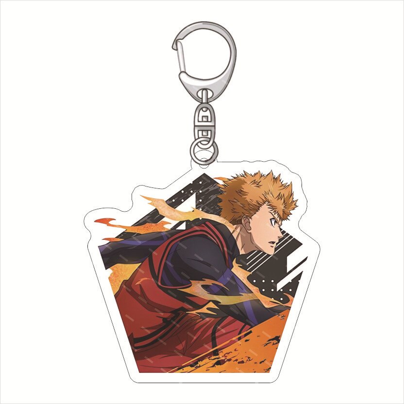 Móc khoá Anime Manga Blue Lock Anime Bachira Meguru Nagi Seishiro Pentagon Pendant Acrylic phụ kiện trang trí dễ decor