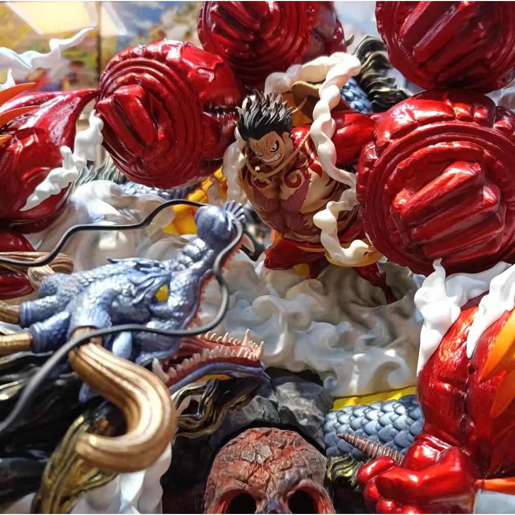 MH57 Mô hình Luffy vs Kaido mới ra cao 40cm cực đẹp - Mô hình One Piece Luffy Gear 4