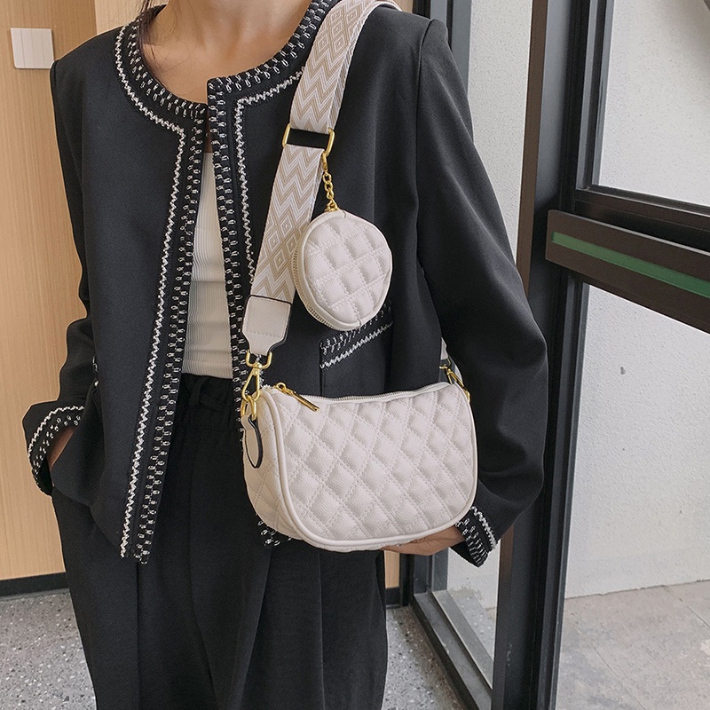 Túi Xách Đeo Vai Đính Kim Cương Giả Kiểu Dáng Đơn Giản Thời Trang Dành Cho Nữ