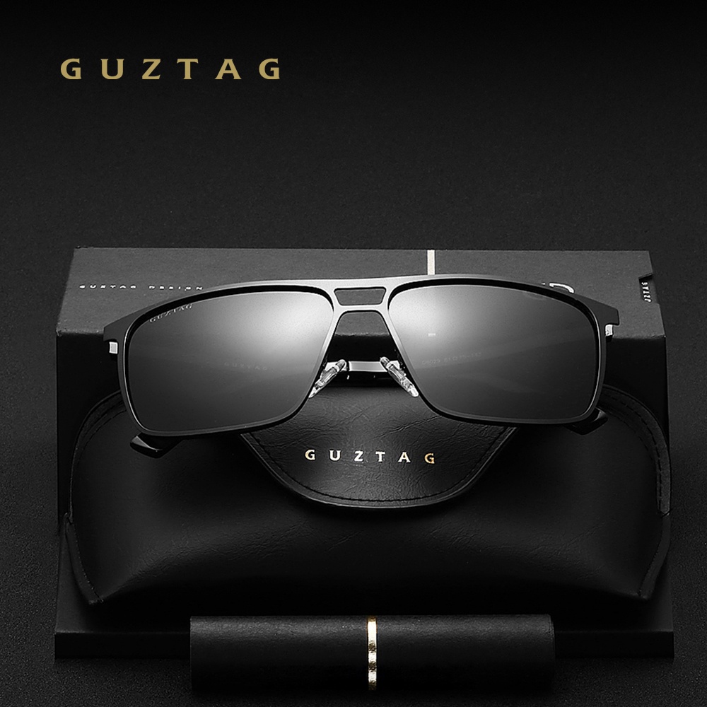 Guztag Kính Mát Phân Cực Chống Tia uv400 Bằng Thép Không Gỉ g8029 Dành Cho Nam Và Nữ