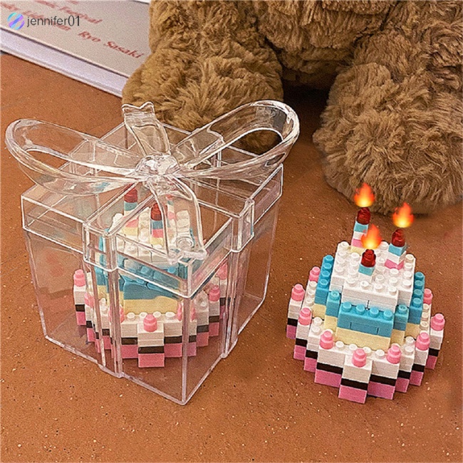 Khối Đồ Chơi Lắp Ráp Hình Bánh Kem Sinh Nhật Cho Bé