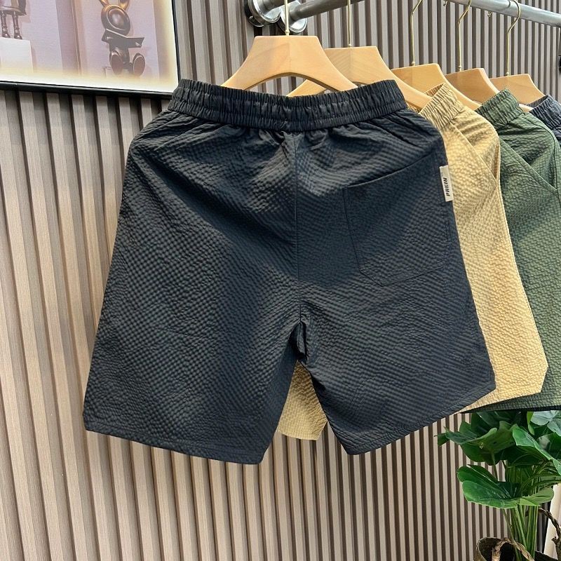 Quần Short Màu Trơn Dáng Rộng Thời Trang Mùa Hè Cho Nam