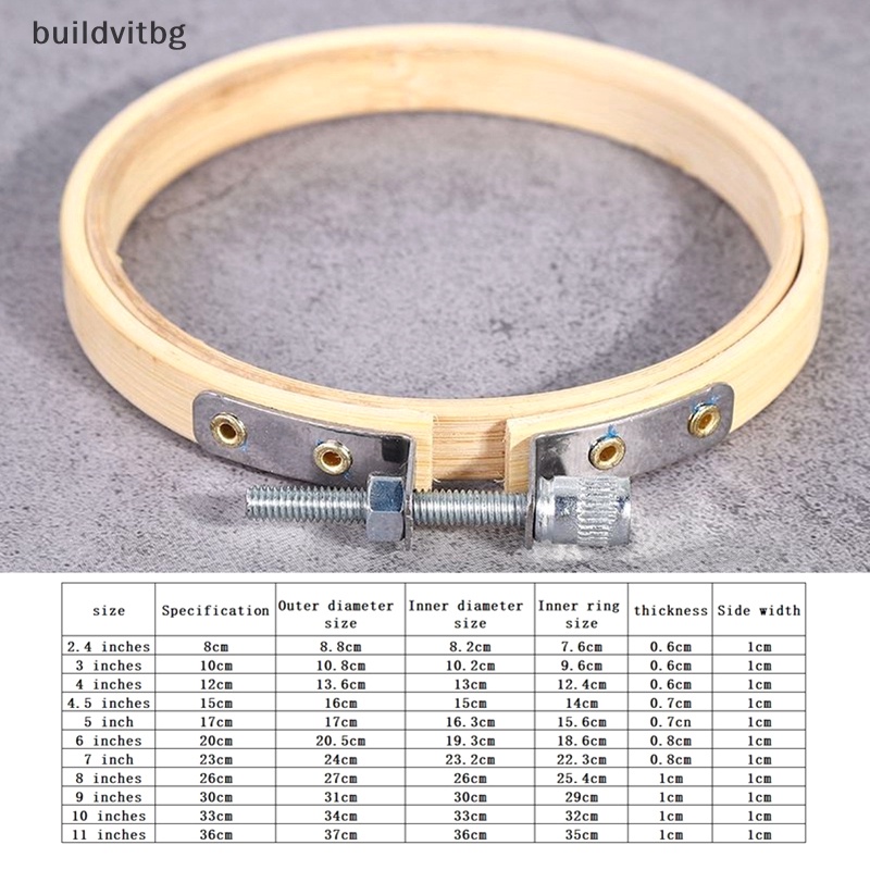 Khung Tre Hình Tròn Dùng Thêu Tranh Chữ Thập diy