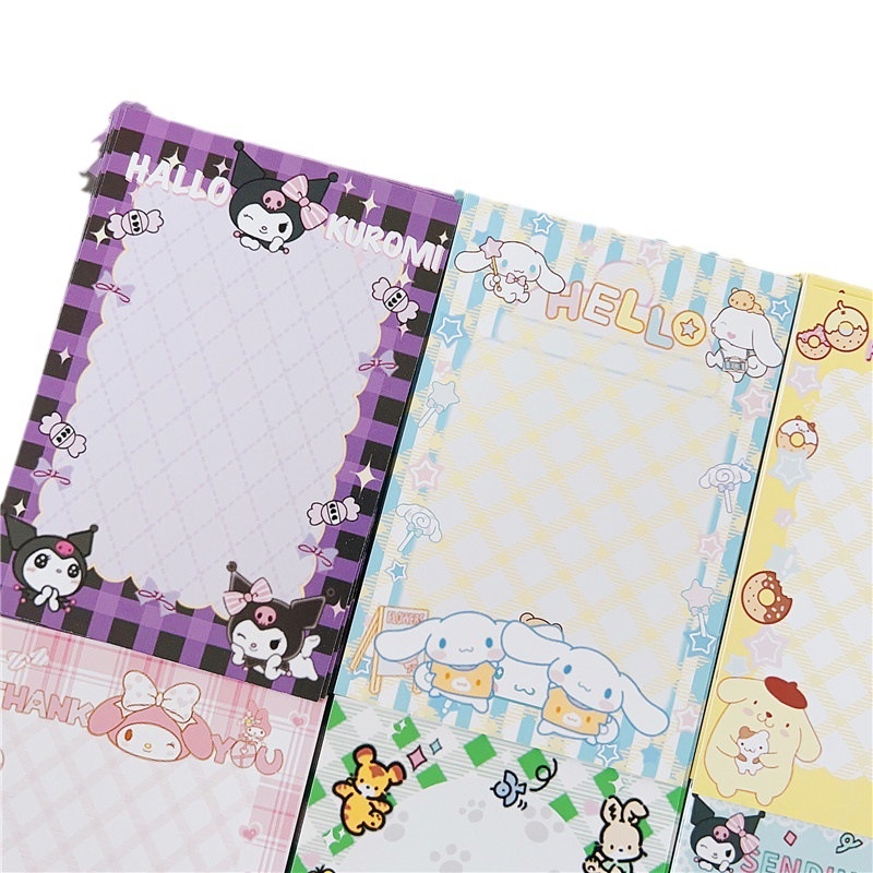 ⚡VẬN CHUYỂN NHANH⚡⚡ Anime Sanrio Hoạt Hình Dễ Thương Đầu Người Ngoài Hành Tinh Kuromi Out Vật Liệu đóng Gói Vật Liệu đóng Gói Quà Tặng Giấy Trang Trí