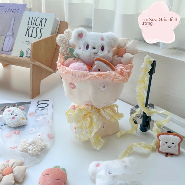 🔥HOT🔥Bó Hoa Đồ Chơi Búp Bê Hoạt Hình Dễ Thương Xinh Xắn
