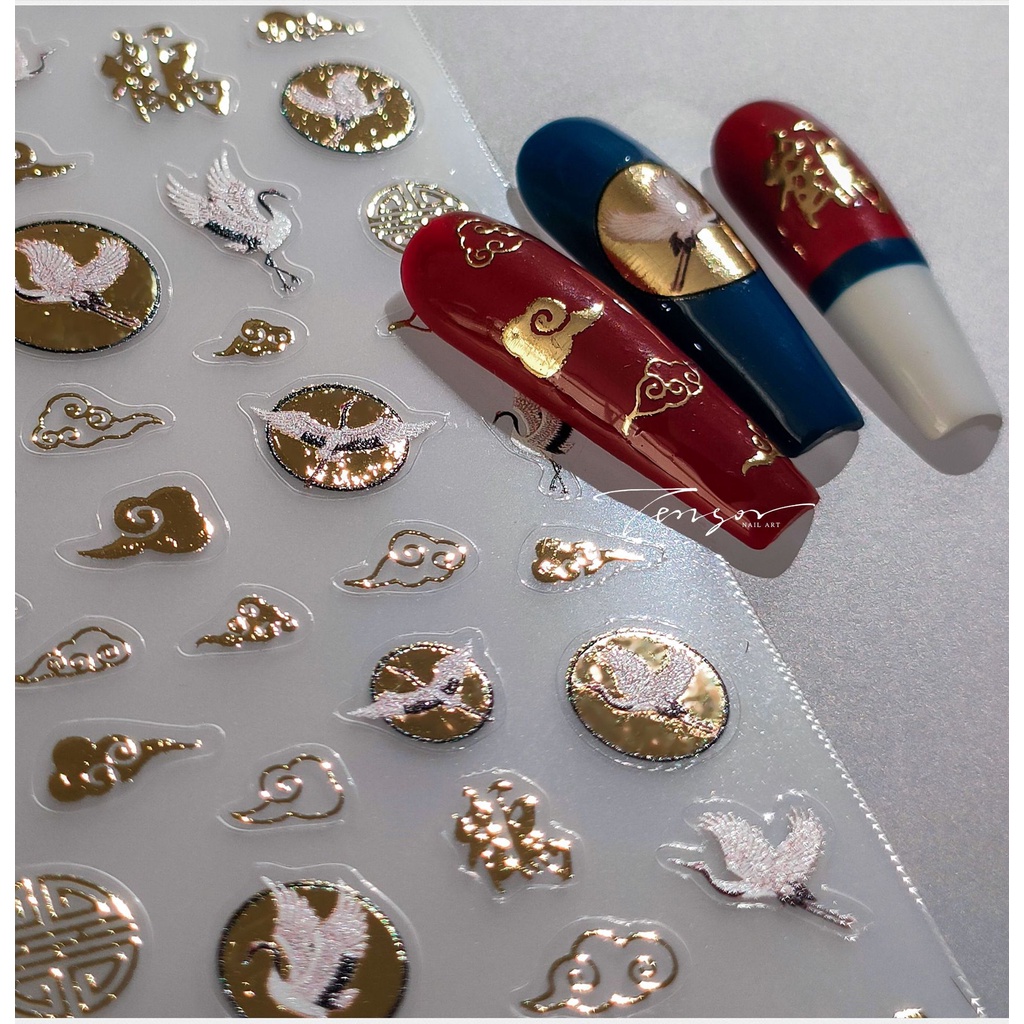 Miếng Dán Trang Trí Móng Tay Ba Chiều m-148