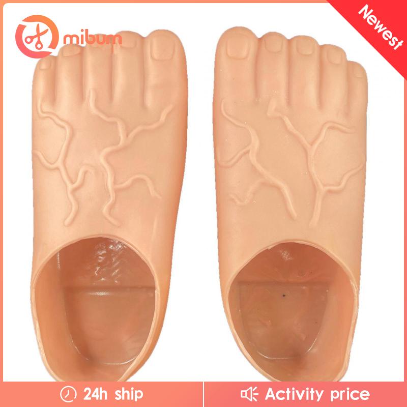 Dép Xỏ Ngón Hình Bàn Chân Trần Vui Nhộn Cho Tiệc Hóa Trang