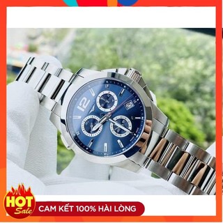 Đồng hồ nam chính hãng Longines Sport Conquest Chronograph L37024966 - Máy pin Thụy Sĩ - Kính Sapphire