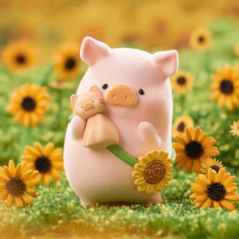 ★Hgtoys★   Dòng du lịch Lulu Pig Hộp mù Búp bê Thủy triều Chơi Quà tặng trang trí