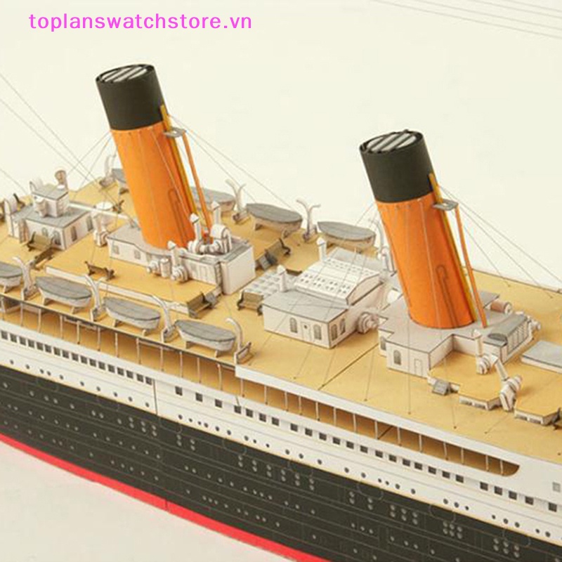 Toplanswatchstore Mô Hình Tàu titanic 3d Bằng Giấy Tỉ Lệ 1: 400
