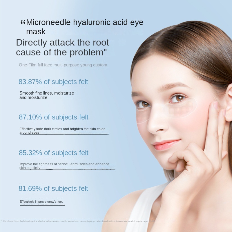 Mặt Nạ Mắt Axit hyaluronic Tan Trong Quầng Thâm Làm Săn Chắc Dưỡng Ẩm Và Làm Sáng Da
