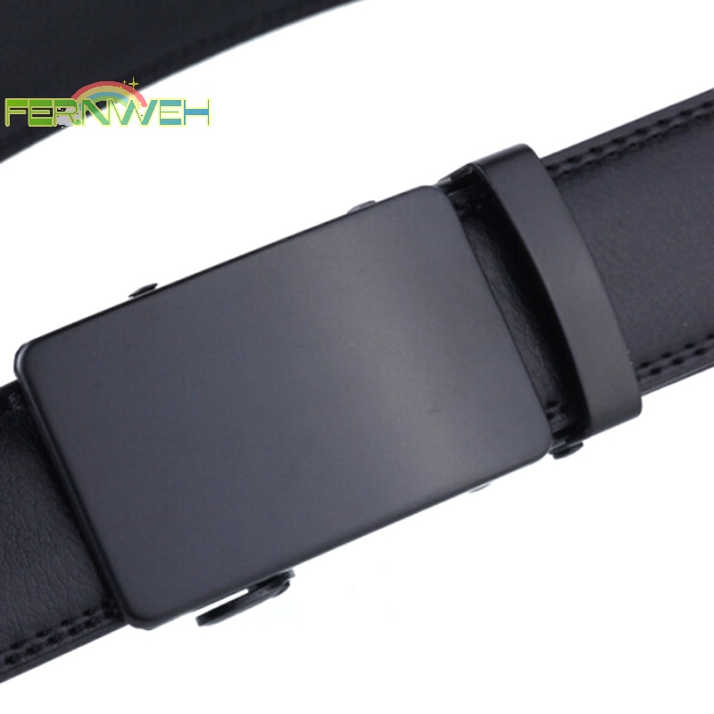 Thắt Lưng Da Có Khóa Tự Động Chống Trượt Phong Cách Doanh Nhân Thường Ngày Cho Nam