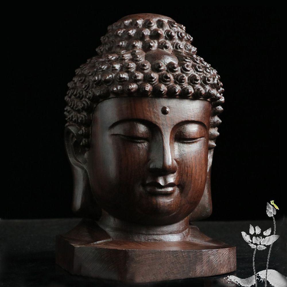 Tượng phật Thích Ca Mâu Ni Ấn Độ bằng gỗ kích thước 6cm dùng trang trí