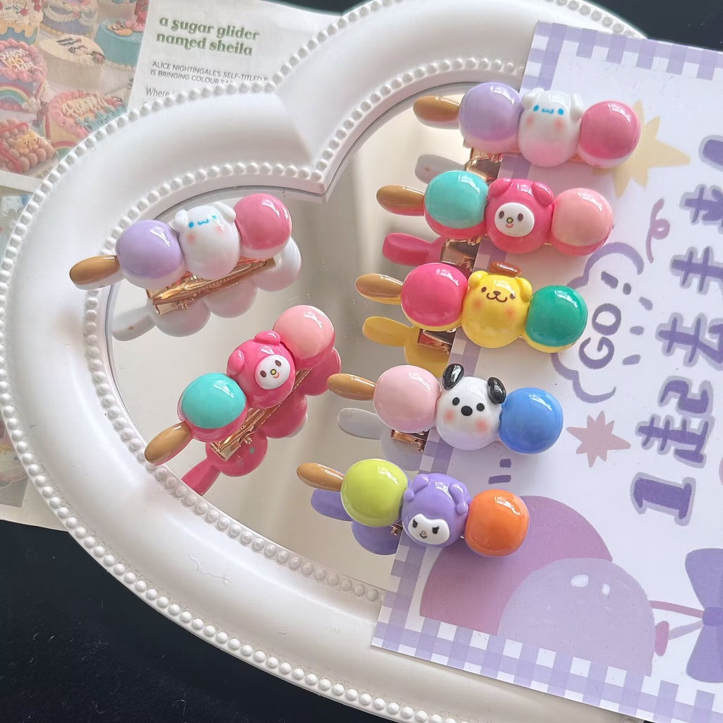 Kẹp tóc mái nhỏ hình xiên thú ngộ nghĩnh đáng yêu K47