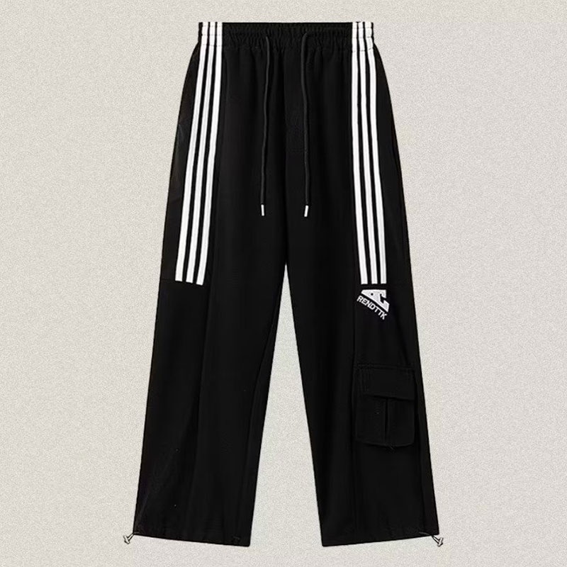 Quần Dài Thể Thao Phong Cách retro Đường Phố Mỹ Thời Trang Cho Nam Nữ
