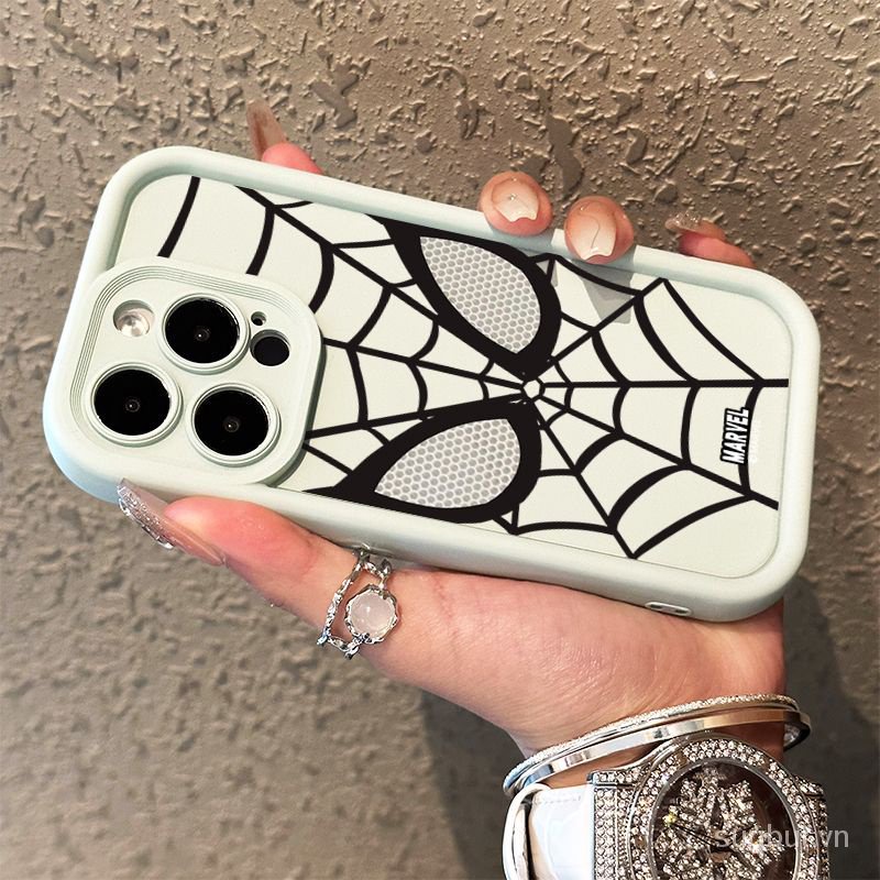 Ôp Điện Thoại Hình spiderman Cho iphone 15 15pro 15promax 14 13 12 11 pro max 14promax 13promax 14plus xr xs max 7 8 plus Ốp
