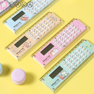 Lakamier Thước Đo Thẳng mini Siêu Mỏng Có Máy Tính Dành Cho Học Sinh