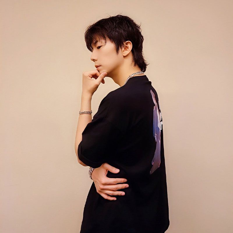 Áo Thun cotton Tay Ngắn Cổ Tròn In Hình kpop ang wooyoung off the record 2pm Cho Cặp Đôi