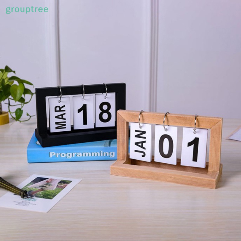 Lịch Để Bàn Nắp Lật Phong Cách vintage Trang Trí Quán Cà Phê