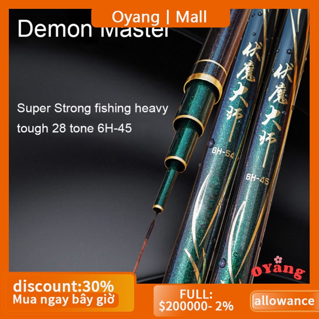 Oyang Cần Câu Cá 6h Bằng Sợi carbon Siêu Nhẹ Tiện Dụng