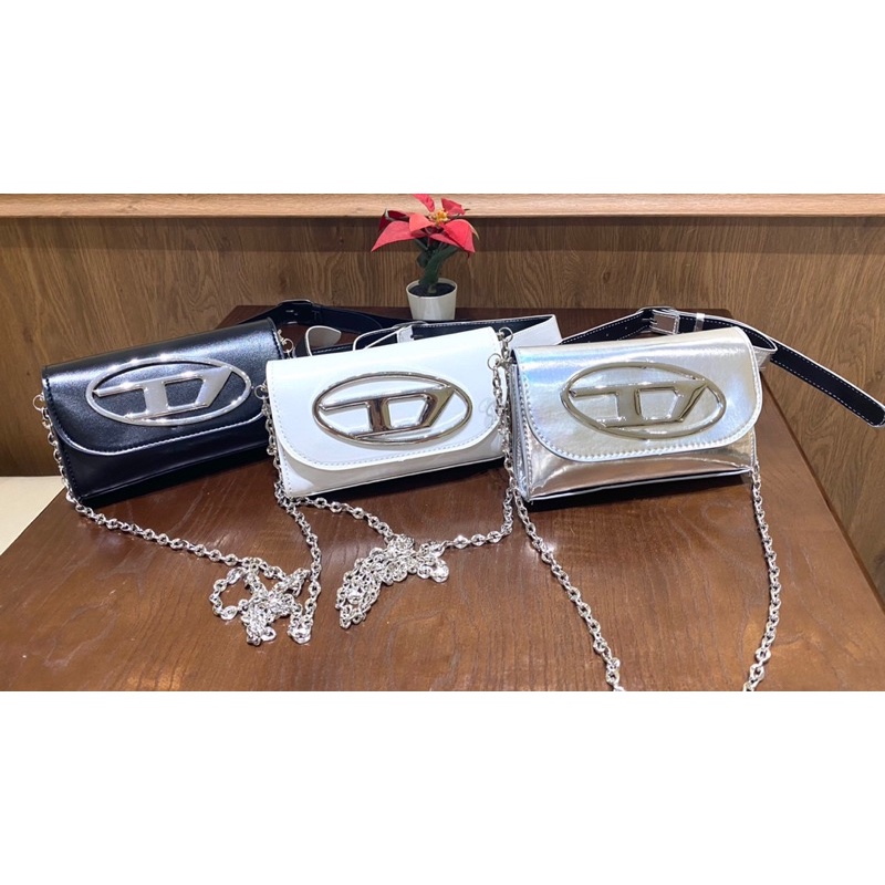 Túi nữ đeo chéo mác D to có dây đeo bụng phong cách mẫu mới hàng hót 2023