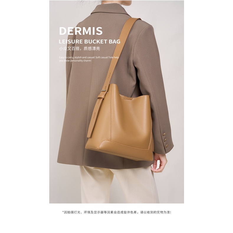 Túi Xách Đeo Vai Da Thật Cỡ Lớn Thời Trang Xuân Hè 2023 Cho Nữ