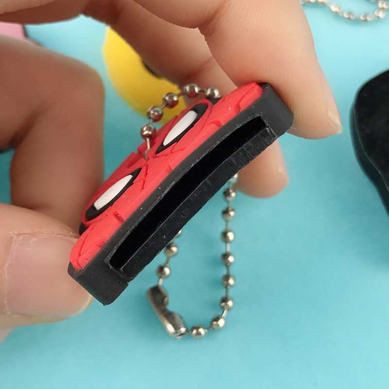 1 Túi Đựng Chìa Khóa Silicon Siêu Mỏng Hình mickey disney Thắt Nơ Cho Xe Hơi Ốp