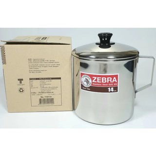 CA NƯỚC INOX CÓ NẮP ZEBRA THÁI LAN [Giá hủy diệt] [Có sẵn] [Chính hãng] [Ảnh thật]