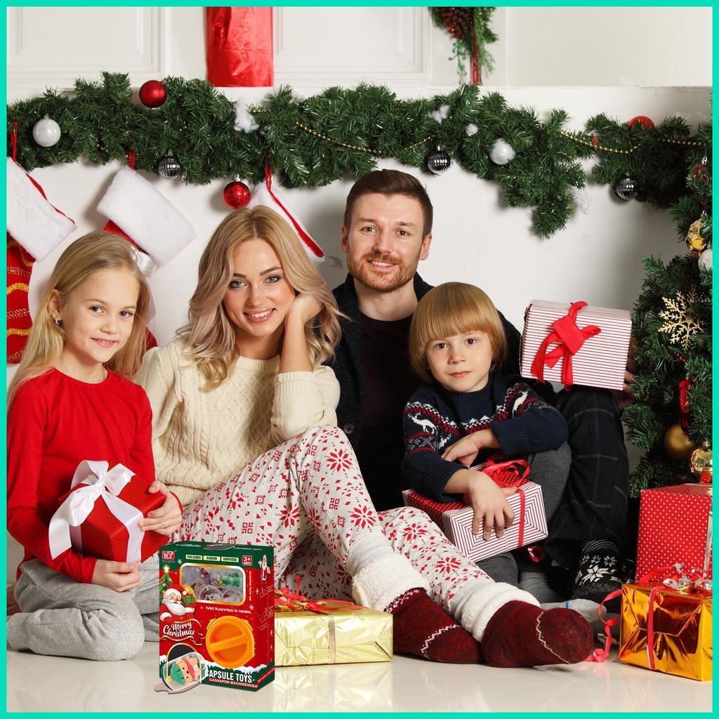 Dễ Thương Máy Rút Trứng 6 Quả Trứng Đồ Chơi Giáng Sinh