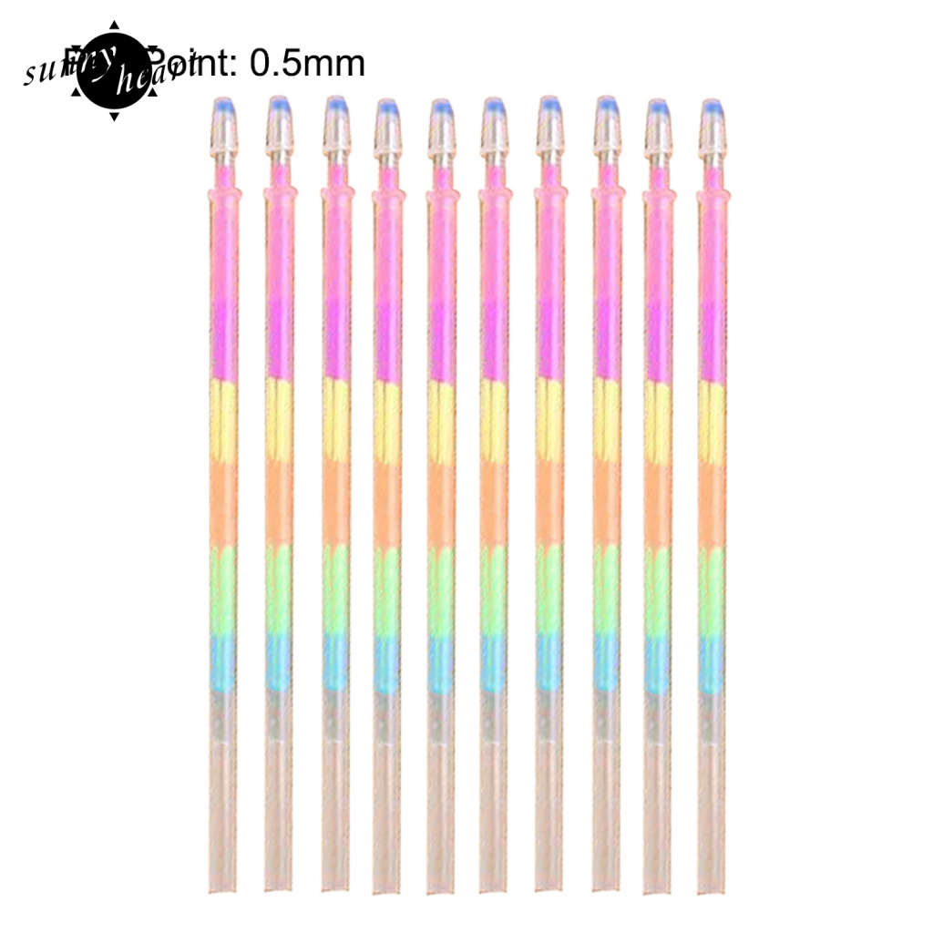 Set 10 Bút Mực 05mm Nhiều Màu Sắc 05mm